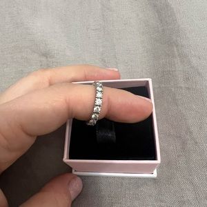 Ring Pandora Eternity size 8 like new, never worn without tags